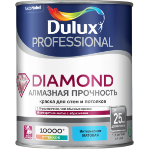 Dulux PROF DIAMOND MATT bs BW  1 л. краска матовая 5183568/ 5717514