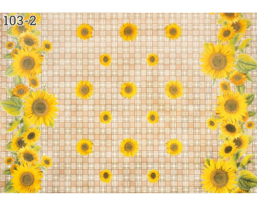 Клеенка с ПВХ покрытием  1,35м*25м 103/2 подсолн.беж ЭТЮД