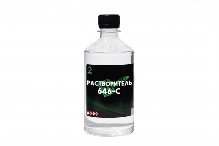 Растворитель 646-С ТУ  ПЭТ 0,5 л./24 ДИНАМИКА (1344)