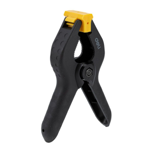 Струбцина-зажим пружинная длина 100мм, макс.диам.зажима 30мм 114777 Deli DL110004