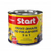 СТАРТ Грунт-эмаль по ржавчине 3 в 1 графитовый  RAL7024  1,8кг./6
