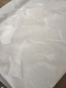 Клеенка Imperio шелкография на ткани белая 0,28мм*1,37м*20м/JG-8554B