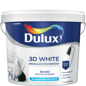 Dulux 3D WHITE BW 5 л. краска матовая 5701639