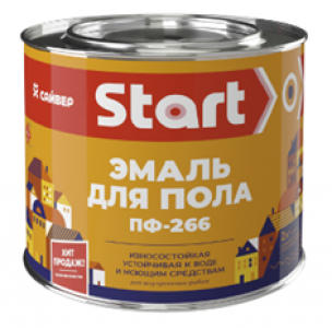 СТАРТ эмаль ПФ-266 желто-коричневый 6 кг. /3