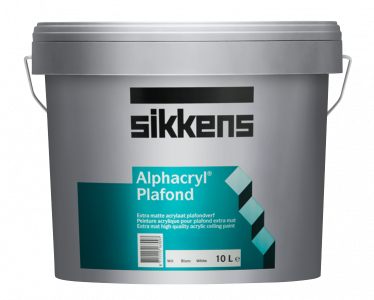 Sikkens Краска Alphacryl Plafond 10л краска глуб/мат белая 5009319
