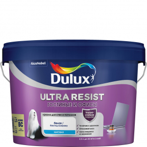 Dulux ULTRA RESIST Гостинные и Офисы BС 2.25 л.  краска мат.  5747851