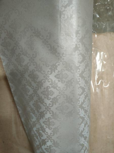 Клеенка Imperio шелкография на ткани серая 0,28мм*1,37м*20м/ZG-8366HB 					