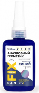 Герметик анаэроб разборный, средней прочн, средней вязкости 50 мл., синий, SANFIX/40747/24