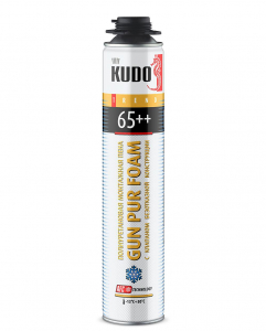 KUDO TREND 65++ ЗИМА Пена монт.проф. (до -13) 1000 мл 'KUPT10W65++ УЦЕНКА срок до 24.12.24