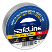 Изолента ПВХ 15мм х20м серо-стальной 10/200 Safelina