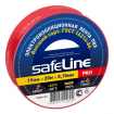 Изолента ПВХ 19мм х20м красная 10/200 Safelina