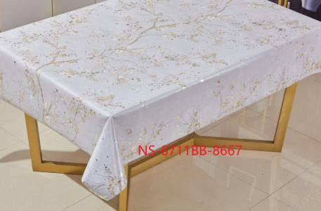 Клеенка Imperio Charm на ткани гладкая с легким тиснен 0,35мм*1,37м*20м/NS-8711BB-8667