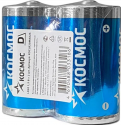 КОСМОС алкалиновые батарейки D 2 шт спайка LR20 2S