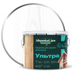 ЛАКРА Здоровый Дом Ультра Белый д/защ.средство   9л 