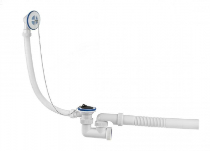 Сифон "Универсал" для ванн, пласт.чашки,гофротруба 40х40/50 L.800мм 30980241 /25