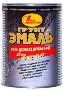НБХ Грунт-эмаль по ржавчине "3 в 1" серая  3 л.  RAL 7040  /6  