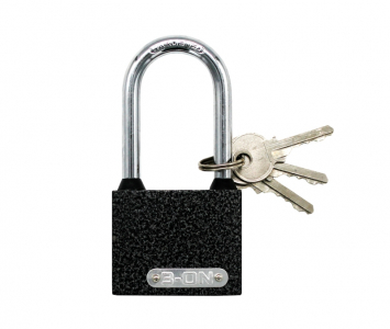 Замок навесной влагонепроницаемый с длин.дуж. 50мм чугун, автомат.запирание 22-01-450 ON