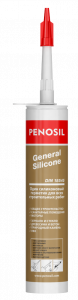 Penosil General, герметик силиконовый, многофункциональный, бесцветный, 310 ml /12*** РАСПРОДАЖА