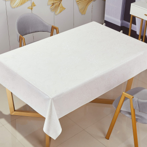 Клеенка Imperio шелкография на ткани белая 0,28мм*1,37м*20м/ZG-8469N 						