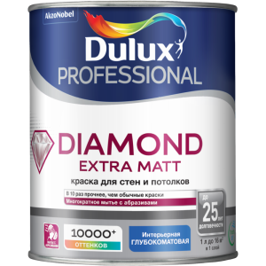 Dulux PROF DIAMOND EXTRA MATT BC 0,9 л.краска глубокоматовая 5273954 / 5717509
