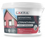 ЛАКРА штукатурка структурная декор. с эффектом «зернистости» зерно 1,5 мм 15 кг./44