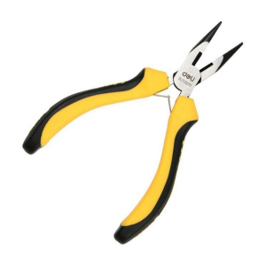 Мини-плоскогубцы удлиненные 125мм, двухкомпонентная рукоятка 168397 Deli DL103205