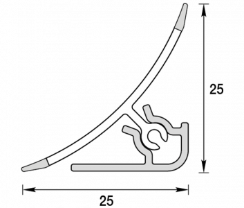 Набор плинтусов для столешницы "Идеал"