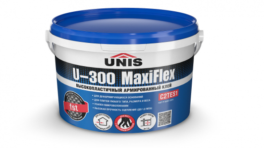 ЮНИС U-300 MaxiFlex  клей плит. банка  5 кг РАСПРОДАЖА