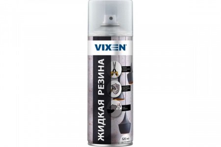 VIXEN  Жидкая резина, прозрачный матовый, аэрозоль 520 мл  /12 VX-90102