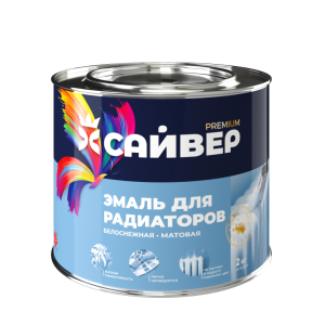 Сайвер эмаль алкидная для радиаторов мат.1,8 кг. /6