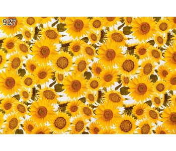 Клеенка с ПВХ покрытием  1,35м*25м 927/5 подсолнухи ЭТЮД