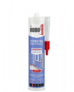 KUDO KSK-100 Герметик  силиконовый универсальный прозрачный 280 мл /12