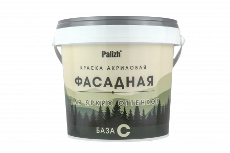 Palizh Фасадная акрил. матовая краска база С 0,8л /12