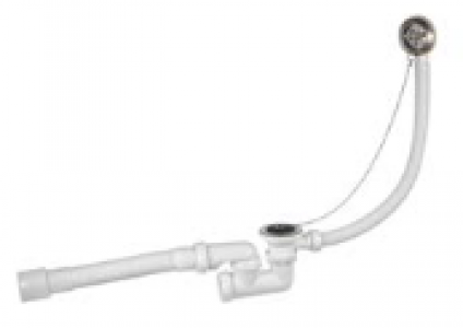 Слив-перелив 1½ х 40 мм с регулируемым сифоном и с гофротрубой 40x40/50 мм 30718061