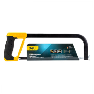 Ножовка по металлу 300 мм пильное полотно из стали, прорезин.ручка 98407 Deli DL353712