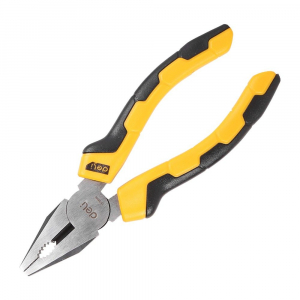 Плоскогубцы комбинированные 160мм, двухкомпонентная рукоятка 98444 Deli DL2006