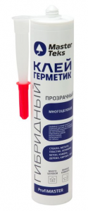 MasterTeks PM Клей-герметик гибрид. многоцел. 290мл прозрачн. /12 9612902