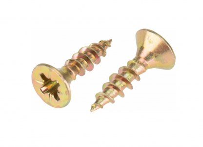 Саморез универсальный желтый цинк 5х80 (1800)