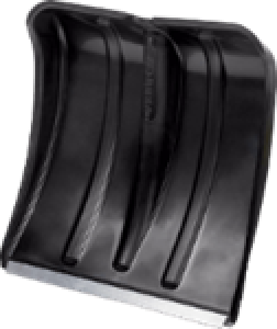 Лопата снег.пласт Витязь с накладкой 380х365 мм ЦИКЛ