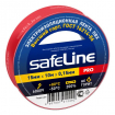 Изолента ПВХ 15мм х10м красная 10/250 Safelina