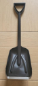 Лопата  снег. АВТО ЕГОРКА пласт.литая б/планки черная 200*250*680 НН/5