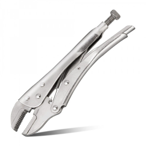 Клещи зажимные с прямыми губками 220мм, рабочий ход 65мм /10 110710 Deli DL109010