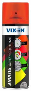 VIXEN Эмаль флуоресцентная, красная, аэрозоль 520 мл, VX-54001 /12 