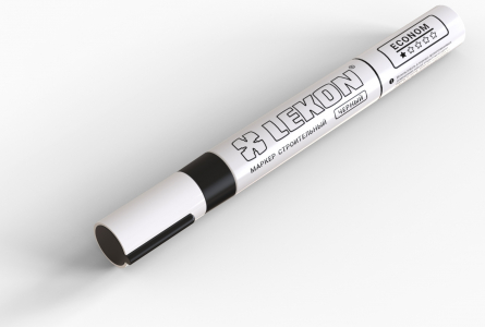 Маркер краска LEKON 4 мм эконом черный /12 НОВИНКА