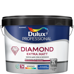 Dulux PROF DIAMOND EXTRA MATT BW 10 л.краска глубокоматовая 5273946