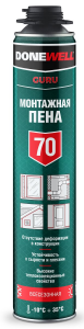 DONEWELL 70 пена монт. проф. всесезон.   1000 мл, DPP10U70/12   /768
