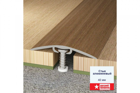 Стык с дюбелем 40мм 1,8 ясень серый РП 10