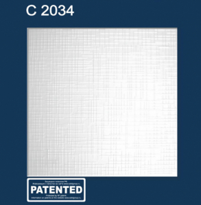 Плитка потолочная С2034 белый.50*50 Солид/160 (2кв.м)