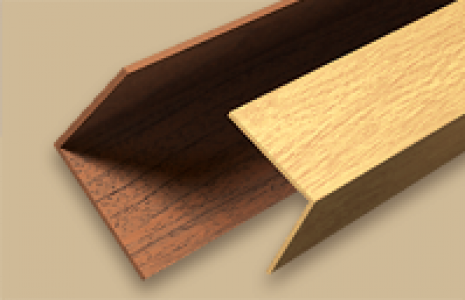 Уголок ПВХ 25*25 2,7м 233 Бук светлый/25 ИДЕАЛ 