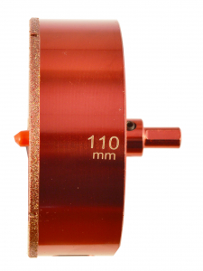 Буровая коронка алмазная с напр.сверлом по керамограниту и мрамору 110мм 154110 Hardcore